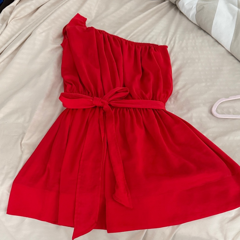 Banana Republic Vibrant Red Dress